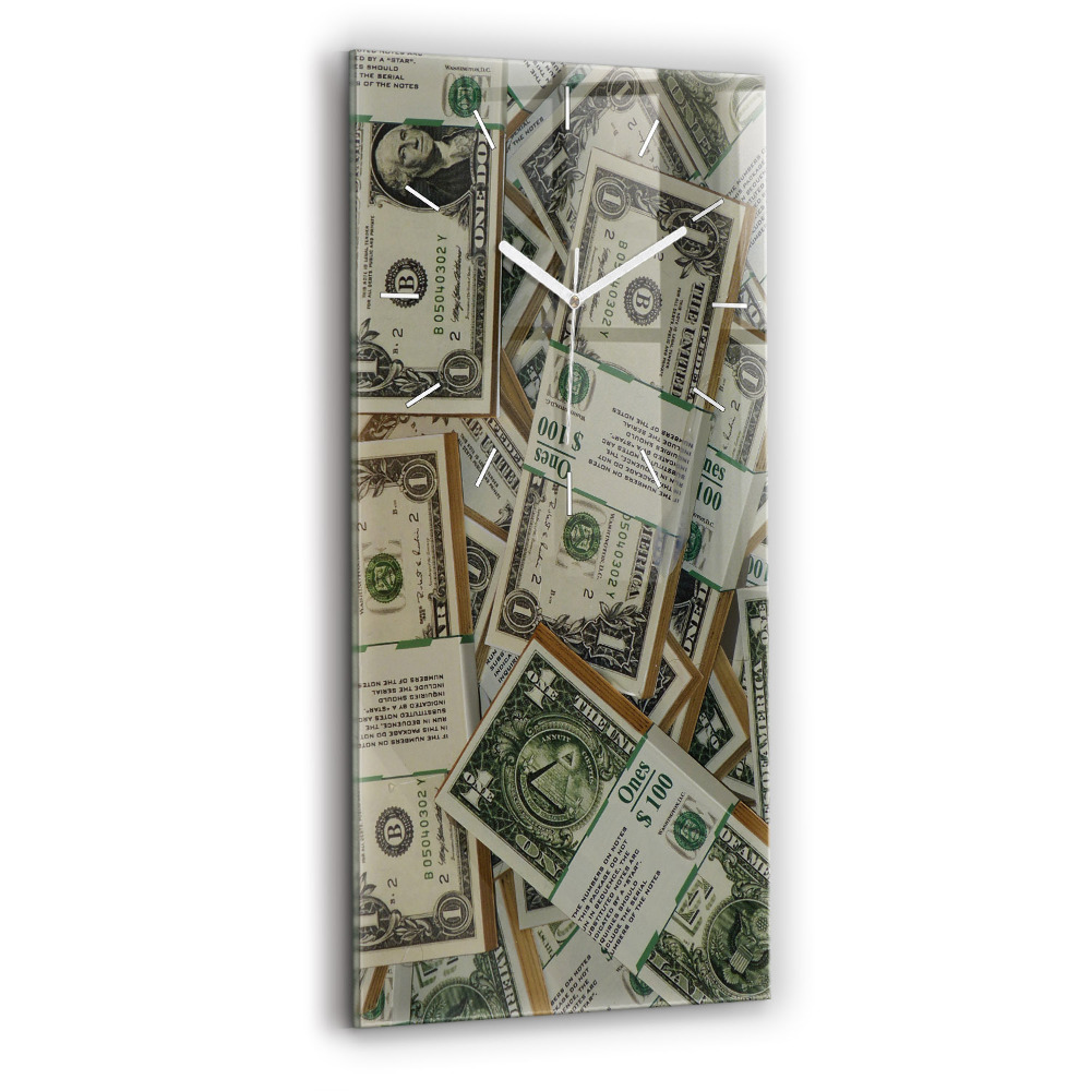 Négyszögletes fali üvegóra 30x60 1 amerikai dollár