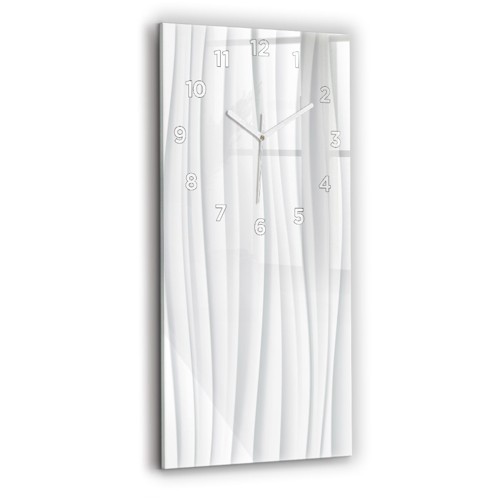 Téglalap alakú üvegóra Hullámok textúrája