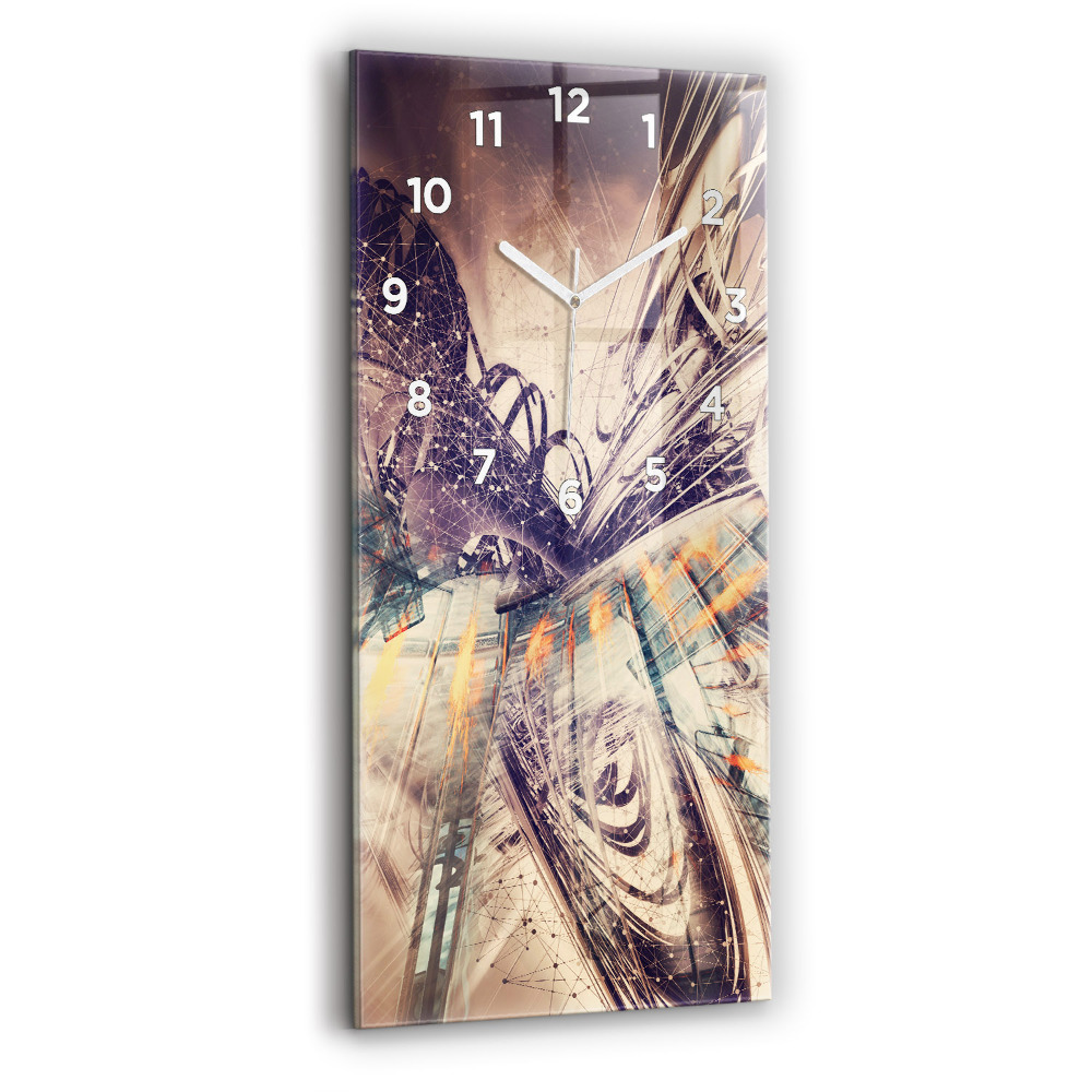 Függőleges üvegóra Absztrakt mechanizmus