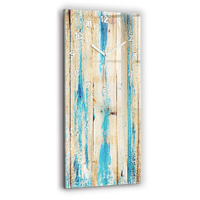 Négyszögletes fali üvegóra Karcos fa