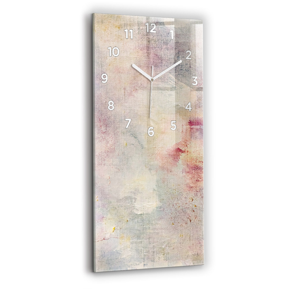 Téglalap alakú üvegóra Festett absztrakció