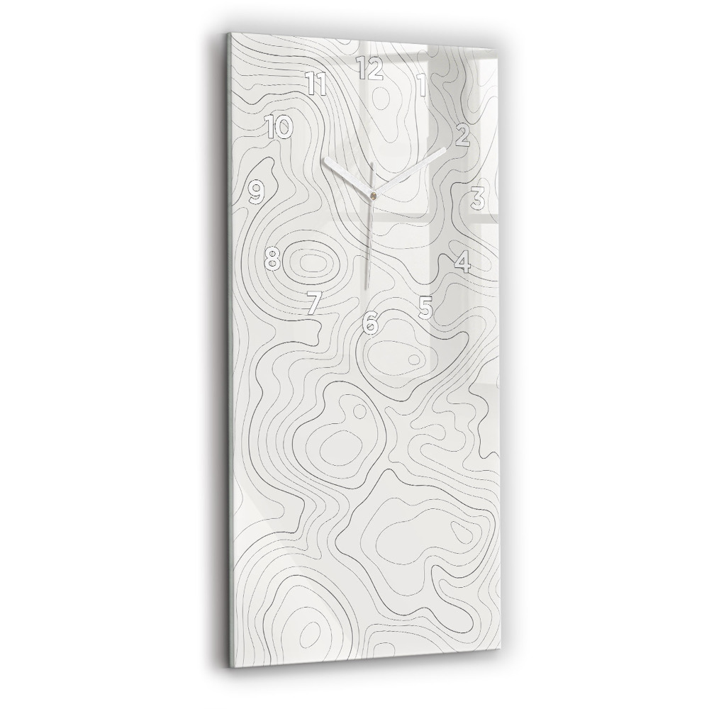 Függőleges üvegóra Absztrakciós foltok