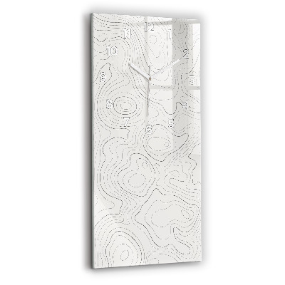 Függőleges üvegóra Absztrakciós foltok