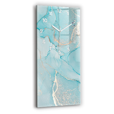 Négyszögletes üvegóra Dekoratív márvány