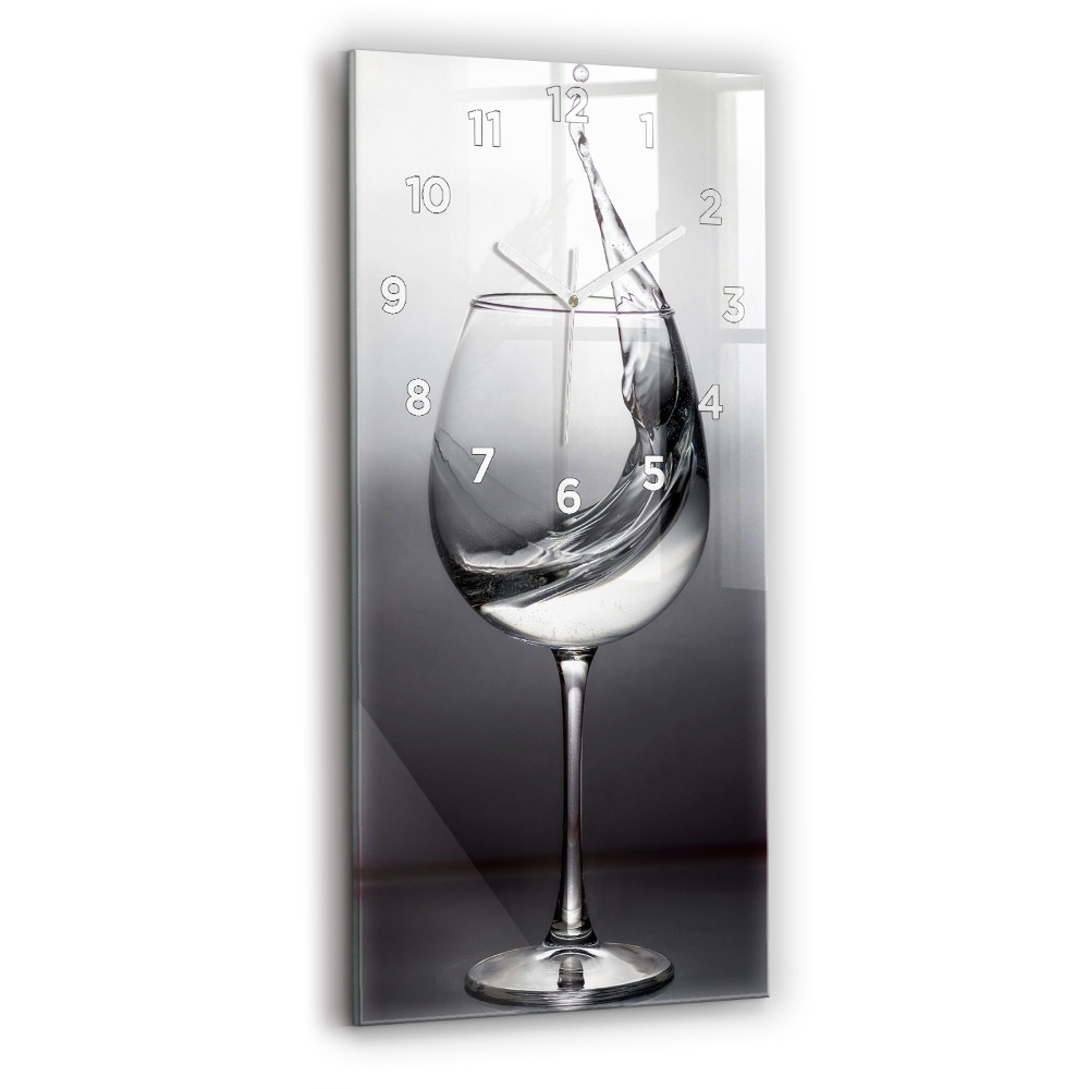 Függőleges üvegóra Pohár bor
