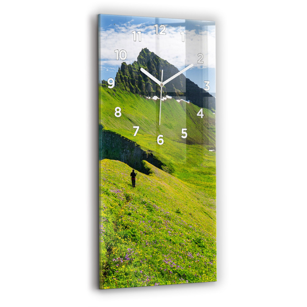 Négyszögletes üvegóra Hornstrandir izlandi rezervátum