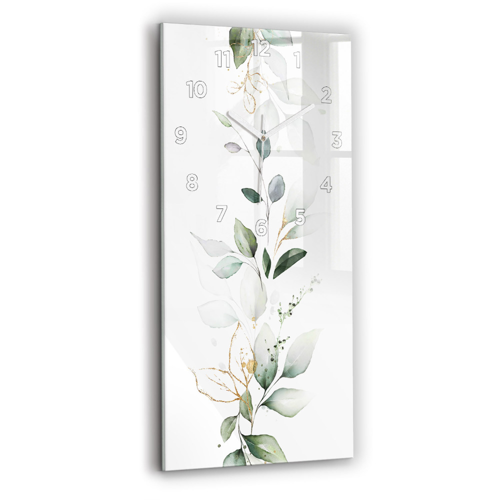 Négyszögletes üvegóra Absztrakciót hagy