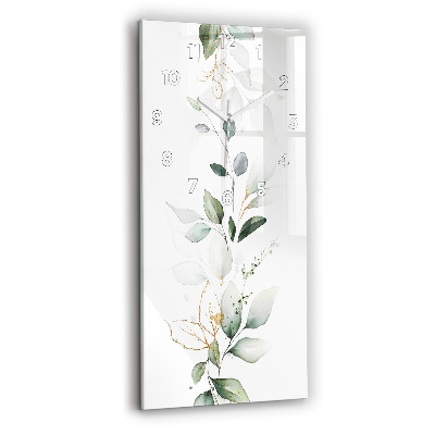 Négyszögletes üvegóra Absztrakciót hagy