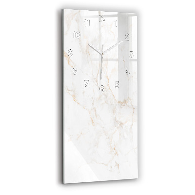 Függőleges üvegóra Elegáns márvány