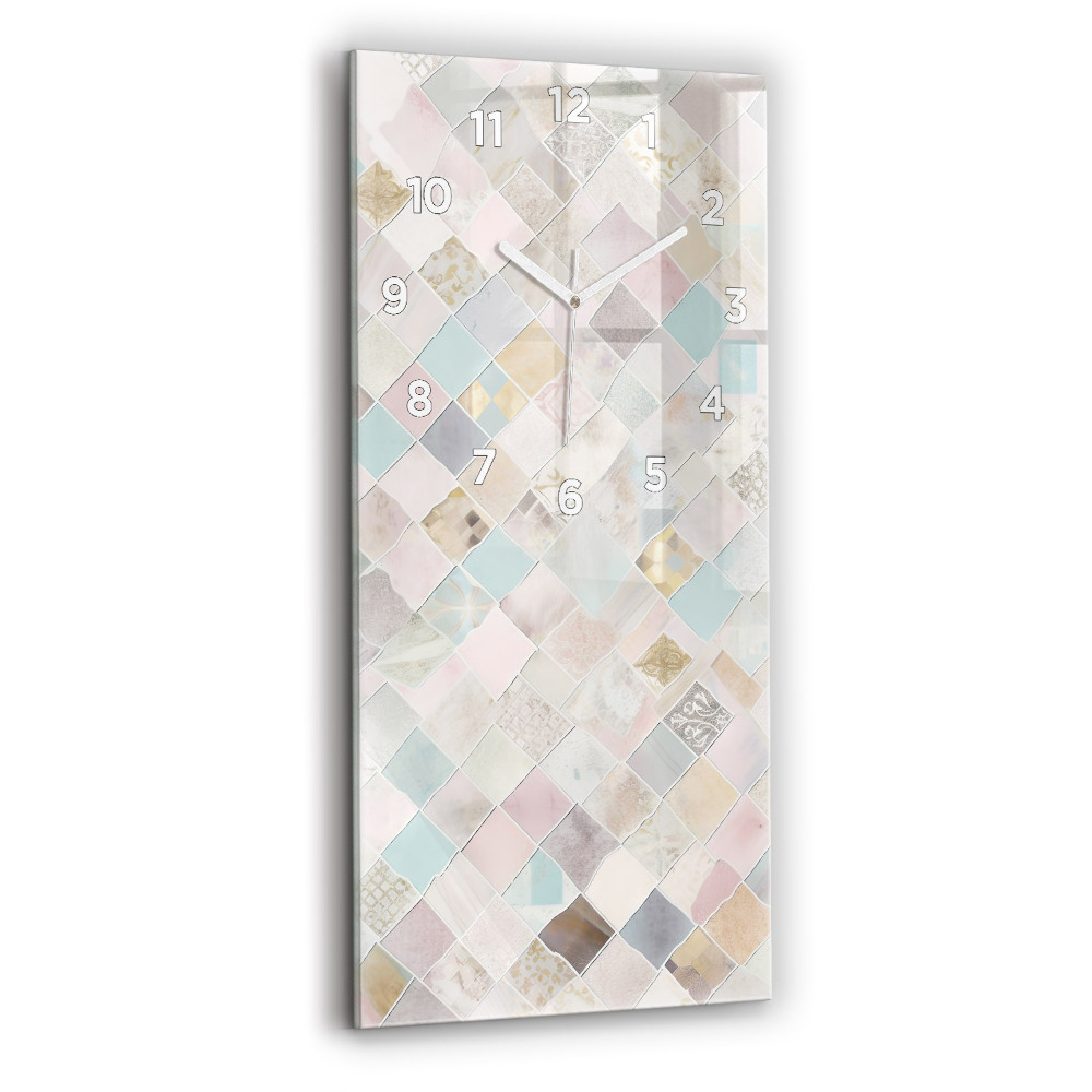 Téglalap alakú üvegóra Színes csempe