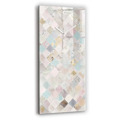 Téglalap alakú üvegóra Színes csempe