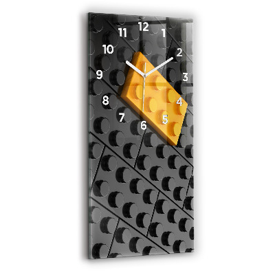 Négyszögletes üvegóra Játék blokkok