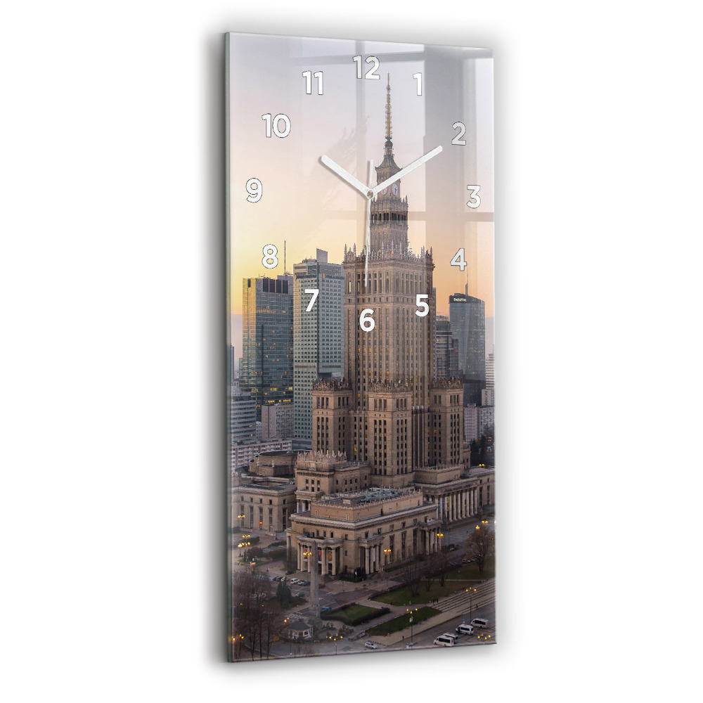 Függőleges üvegóra Varsói panoráma