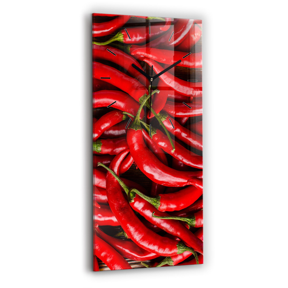 Négyszögletes üvegóra 30x60 Csípőspaprika