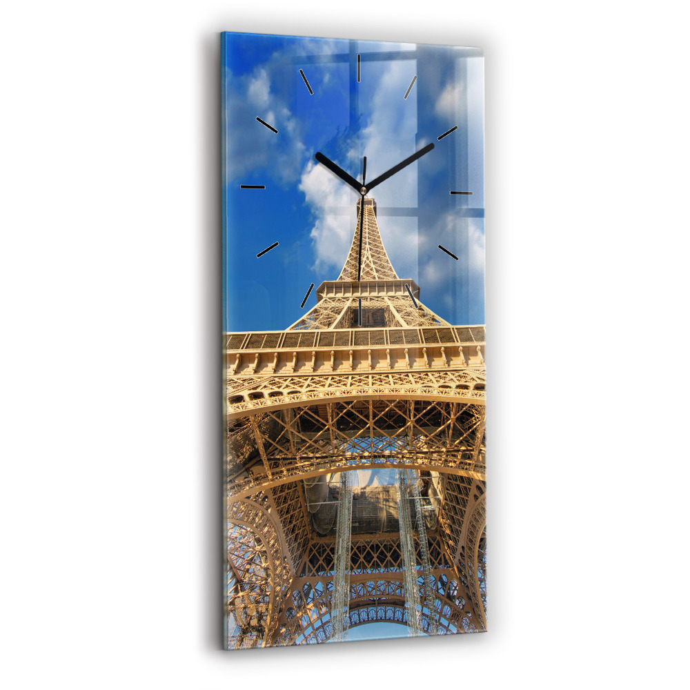 Négyszögletes üvegóra 30x60 Franciaország Eiffel-torony