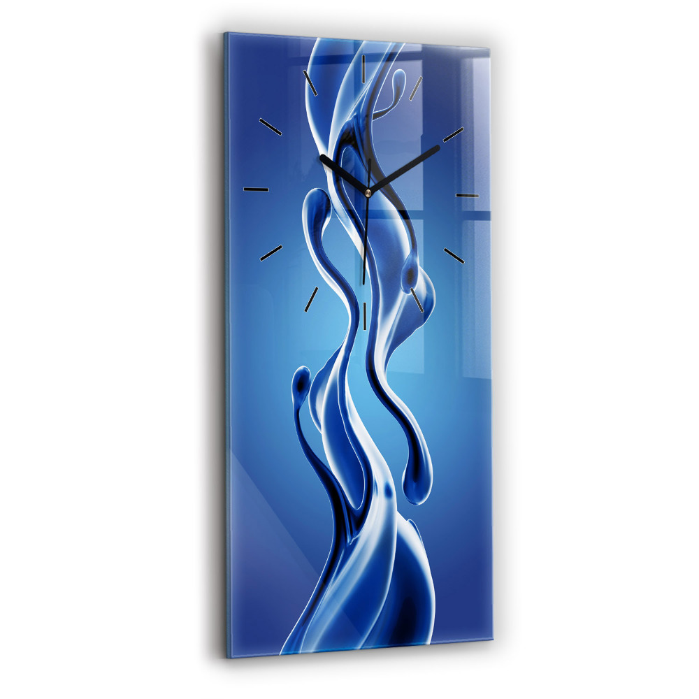 Függőleges üvegóra 30x60 Folyadék absztrakció