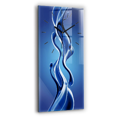 Függőleges üvegóra 30x60 Folyadék absztrakció