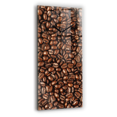 Négyszögletes fali üvegóra 30x60 Kávébab