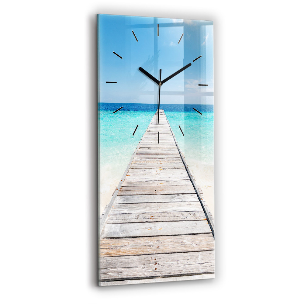 Függőleges üvegóra 30x60 Trópusi sziget