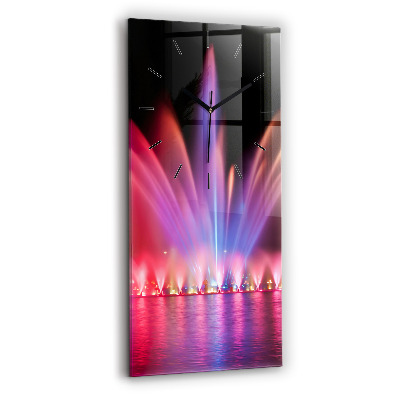 Téglalap alakú üvegóra 30x60 Wrocław szökőkút éjjel