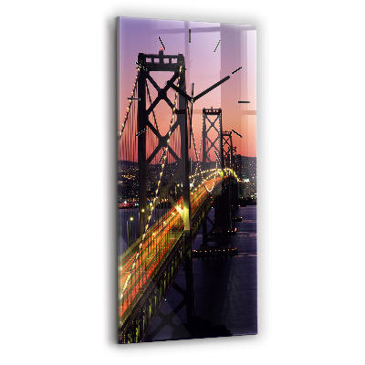 Téglalap alakú üvegóra 30x60 USA naplemente