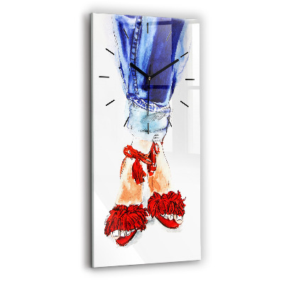 Négyszögletes üvegóra 30x60 Női magassarkú