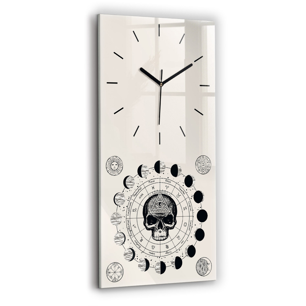 Függőleges üvegóra 30x60 Holdfázisok