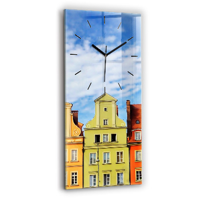 Négyszögletes fali üvegóra 30x60 Wrocław - Óváros