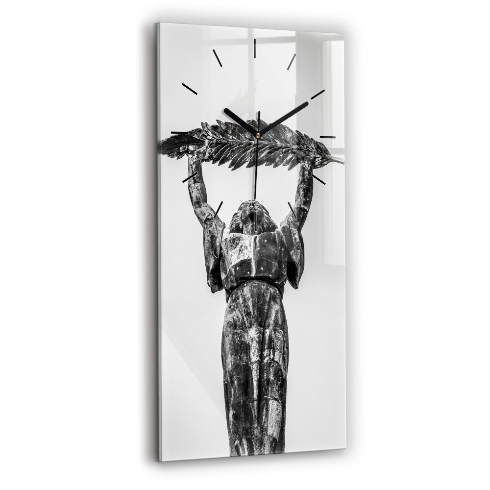 Négyszögletes üvegóra 30x60 Szabadság-szobor Budapesten