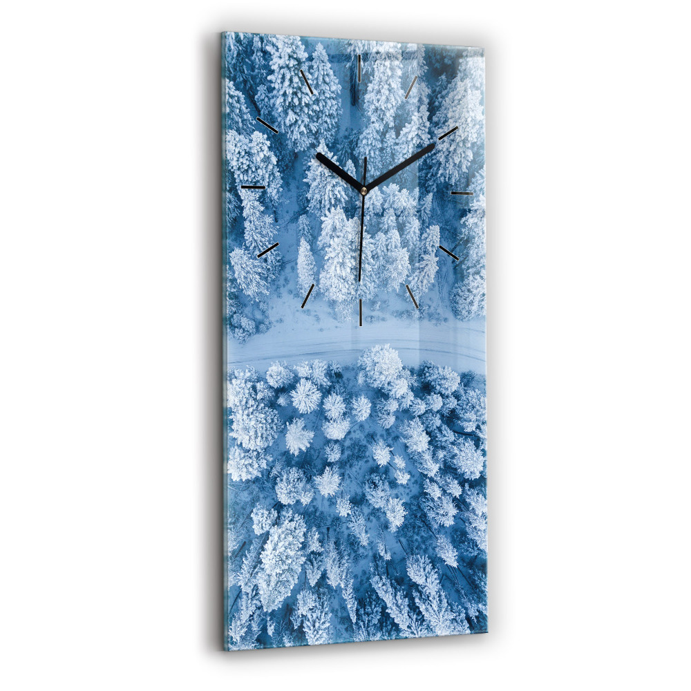 Négyszögletes üvegóra 30x60 Erdő drónból