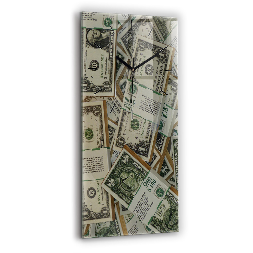 Négyszögletes fali üvegóra 30x60 1 amerikai dollár