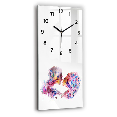 Függőleges üvegóra 30x60 Két test egy lélek