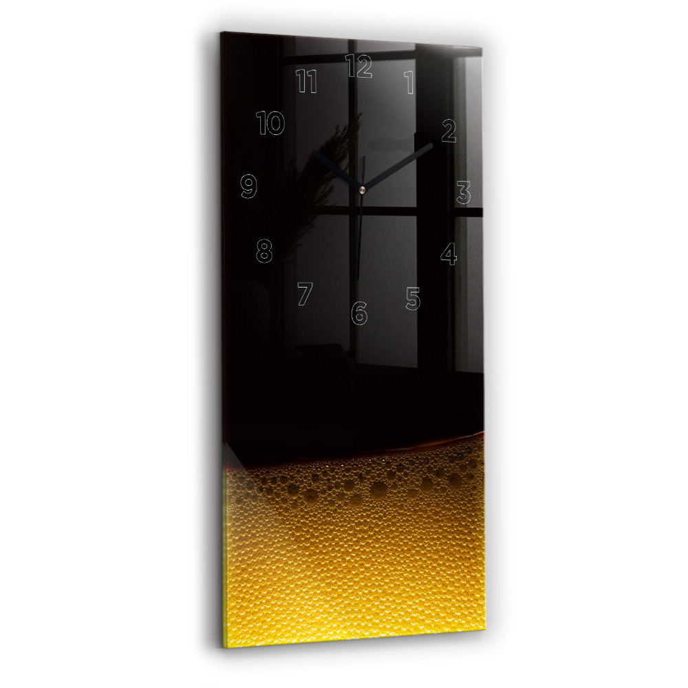 Négyszögletes fali üvegóra 30x60 narancslé