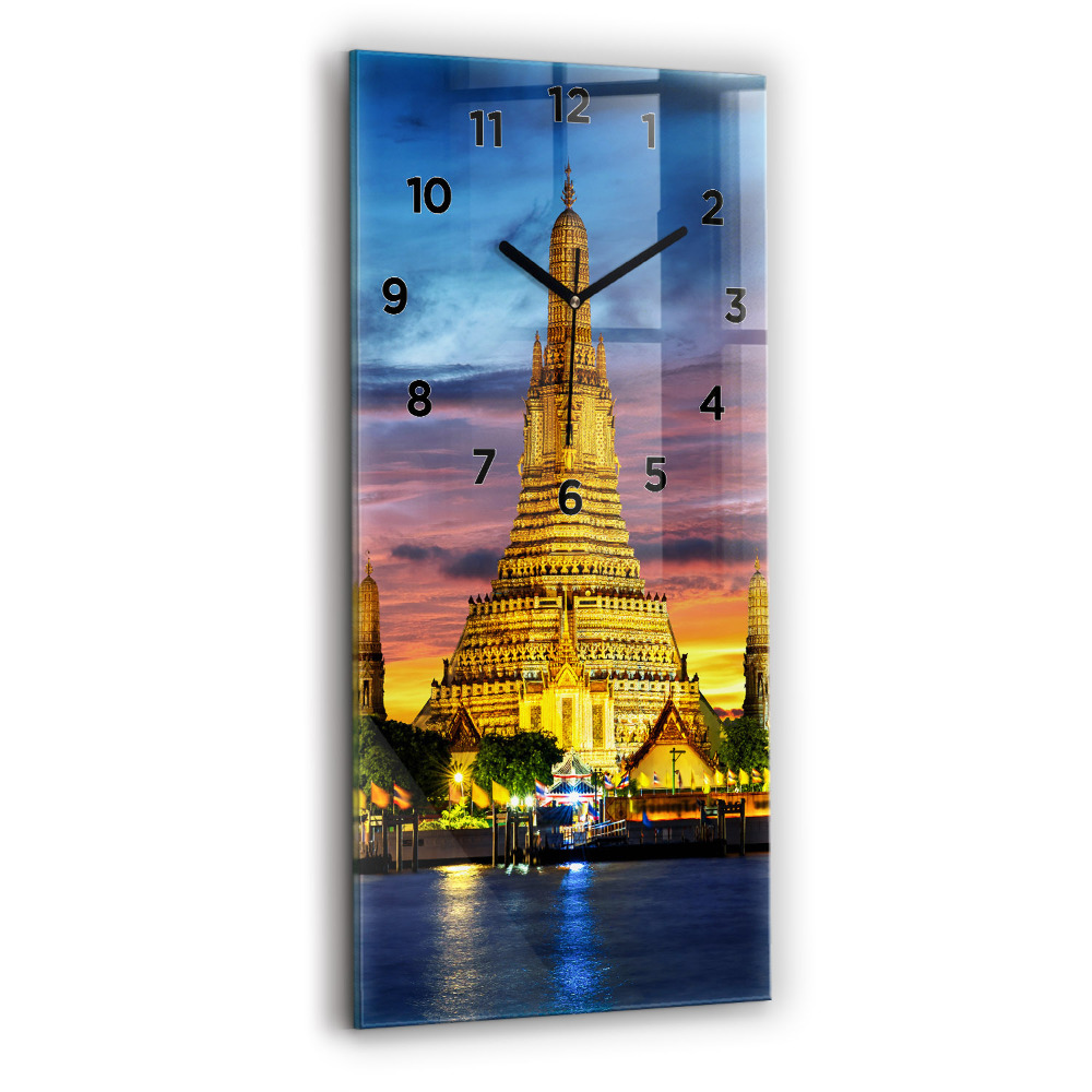 Téglalap alakú üvegóra 30x60 Templom Bangkokban, Thaiföldön