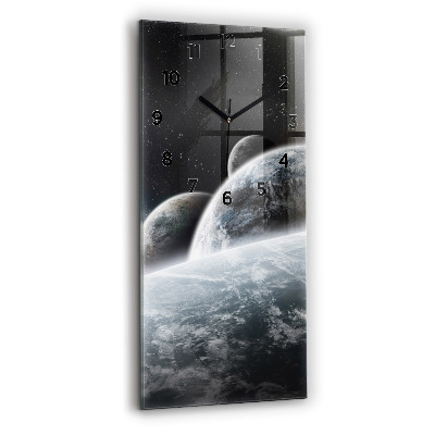 Négyszögletes üvegóra 30x60 Űr és bolygók