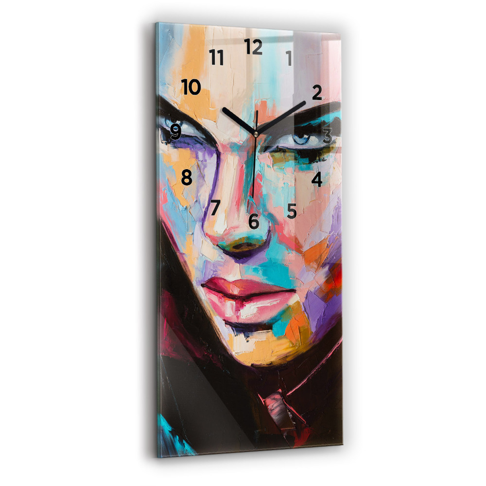 Függőleges üvegóra 30x60 Egy nő portréja