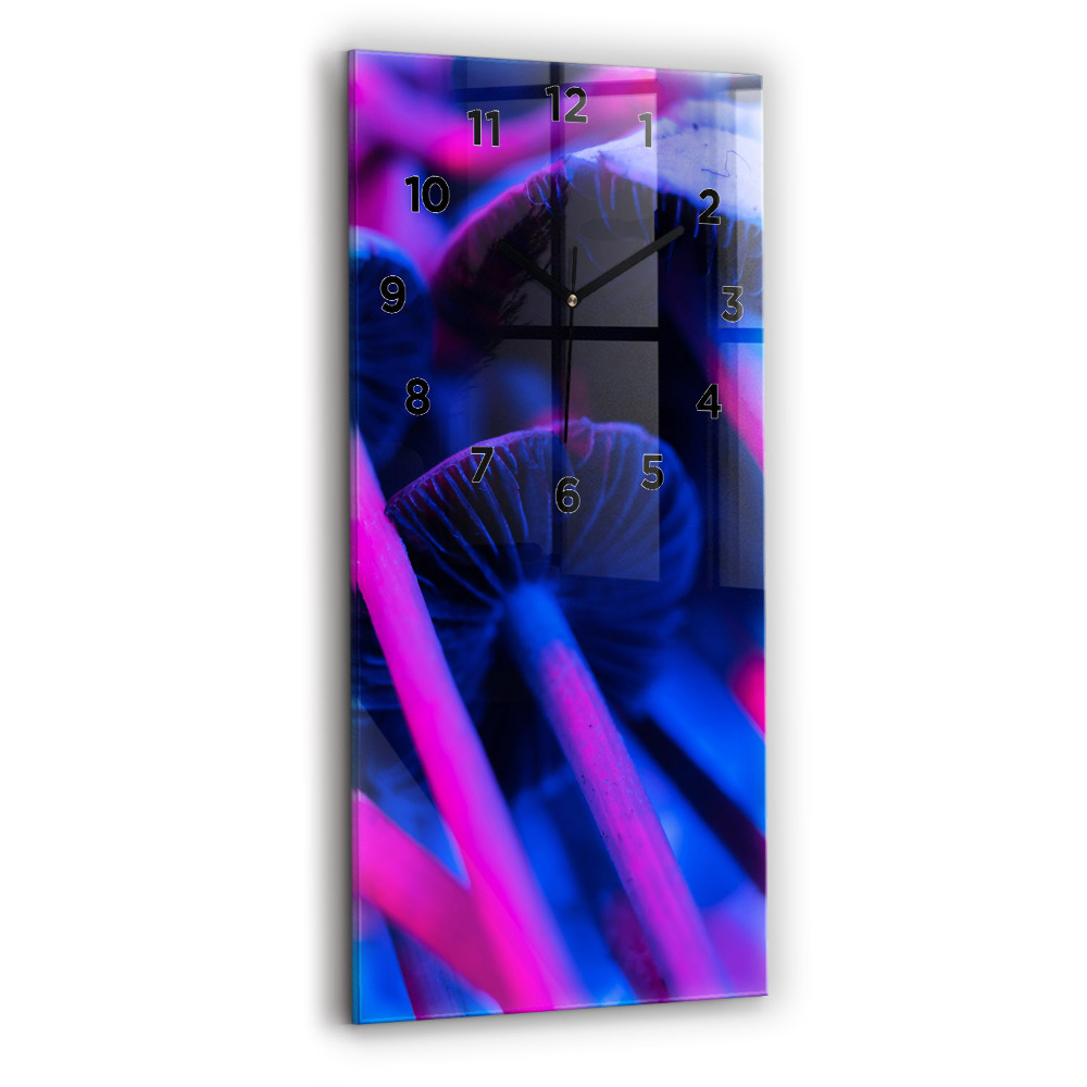 Téglalap alakú üvegóra 30x60 Varázslatos színes gombák