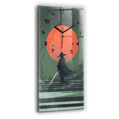 Függőleges üvegóra 30x60 Szamuráj az erdőben