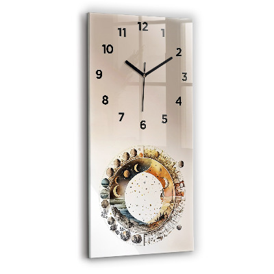 Négyszögletes üvegóra 30x60 Csillagászati óra