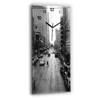 Négyszögletes üvegóra 30x60 Chicago város utcáin