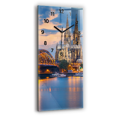 Téglalap alakú üvegóra 30x60 Kilátás a városházára