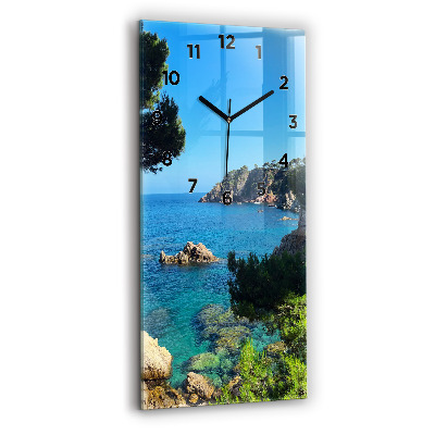 Függőleges üvegóra 30x60 Costa Brava tengerpart