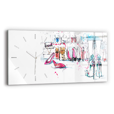 Négyszögletes üvegóra vízszintesen 60x30 A nőiesség eleme