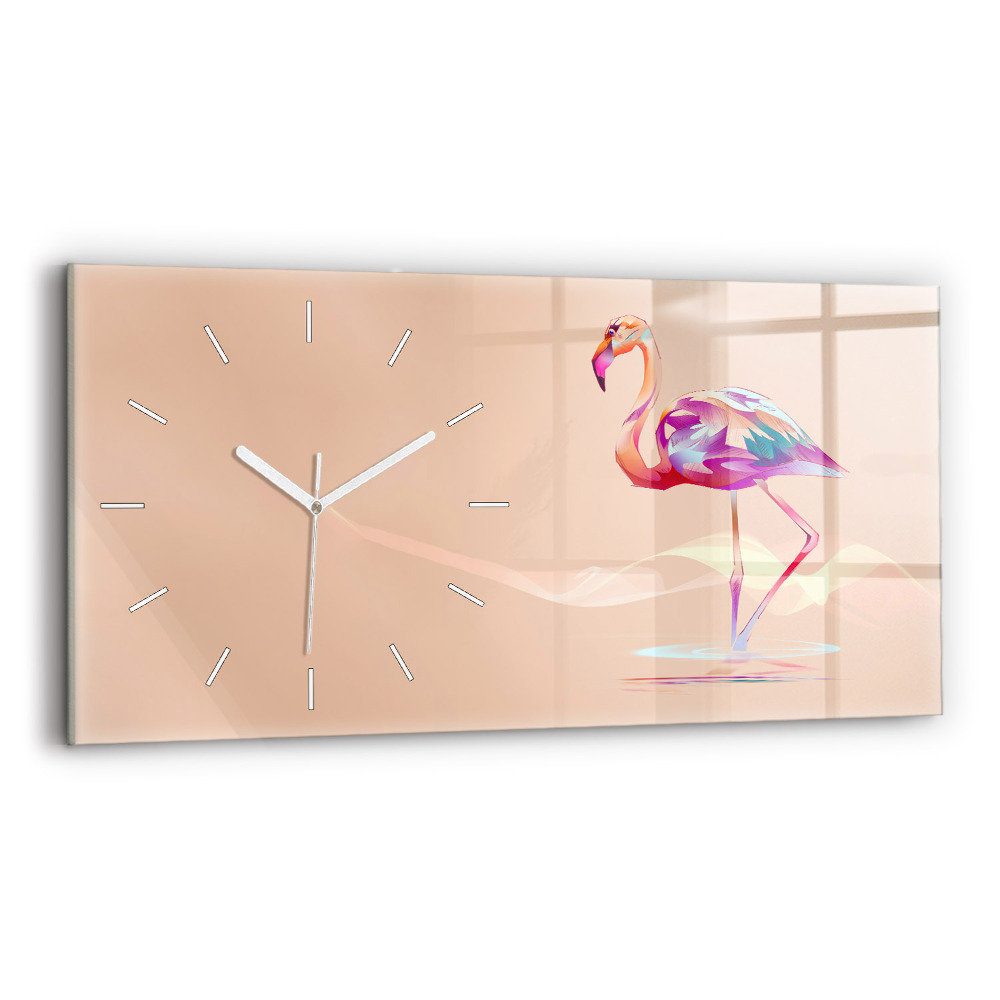 Üvegóra vízszintesen 60x30 Flamingo illusztráció