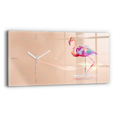 Üvegóra vízszintesen 60x30 Flamingo illusztráció