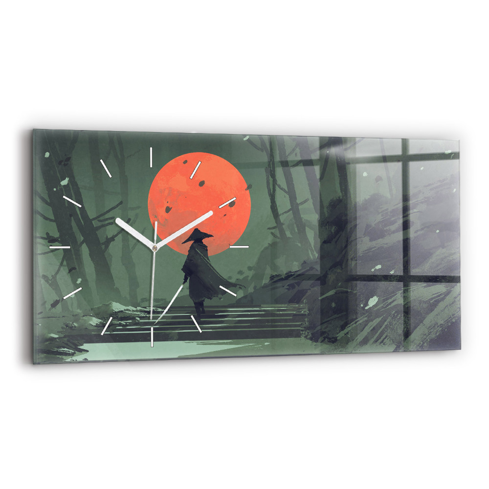 Üvegóra vízszintesen 60x30 Szamuráj az erdőben