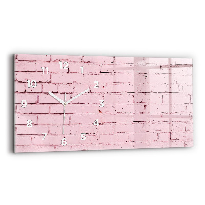 Vízszintes üvegóra 60x30 Téglafal