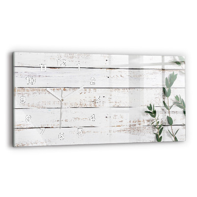 Vízszintes üvegóra 60x30 Fadeszkák