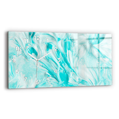 Üvegóra vízszintesen 60x30 Kék absztrakció