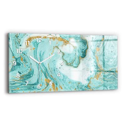 Vízszintes üvegóra 60x30 Márvány textúra